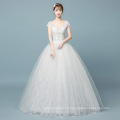 HQ169 India Wholesale Promotion Ball Gown Wedding Dress Crystal Cap Sleeve China Cheap Wedding Dresses